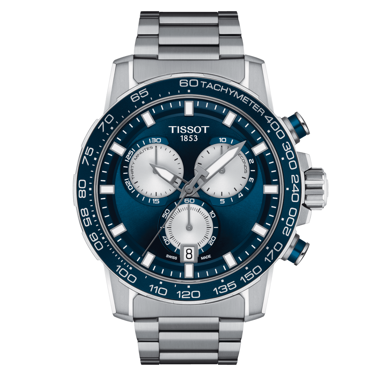 TISSOT SUPERSPORT CHRONO T125.617.11.041.00 45.5mm 100m WR sapphire crystal men's watch