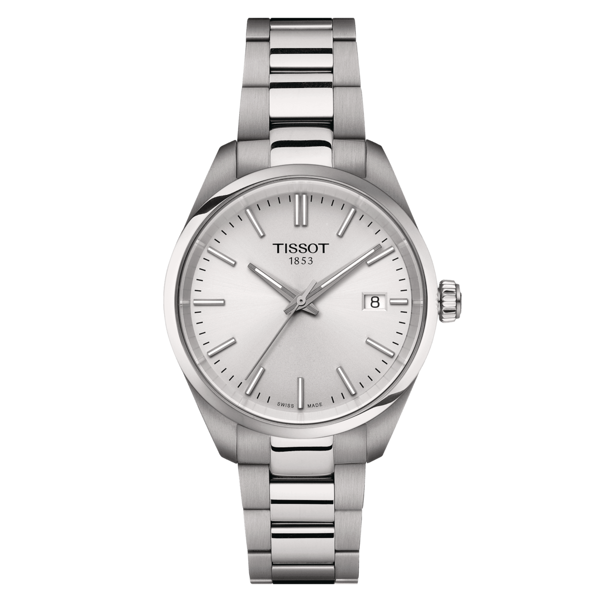 ​reloj unisex TISSOT PR 100 34MM T150.210.11.031.00 brazalete de intercambio rápido 100m WR