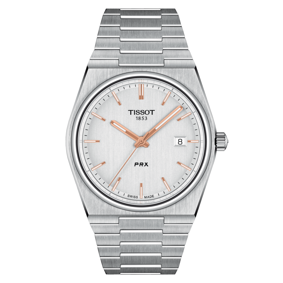 men's watch TISSOT PRX T137.410.11.031.00 40mm sapphire crystal stainless steel strap Interchangeable quick-release bracelet