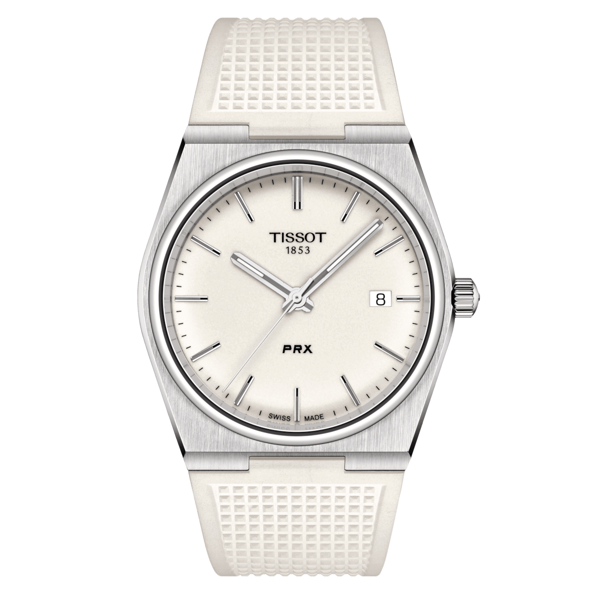 TISSOT PRX T137.410.17.011.00 40mm men's watch TISSOT PRX T137.410.17.011.00 40mm quick-release interchangeable bracelet sapphire crystal sapphire crystal silicone strap
