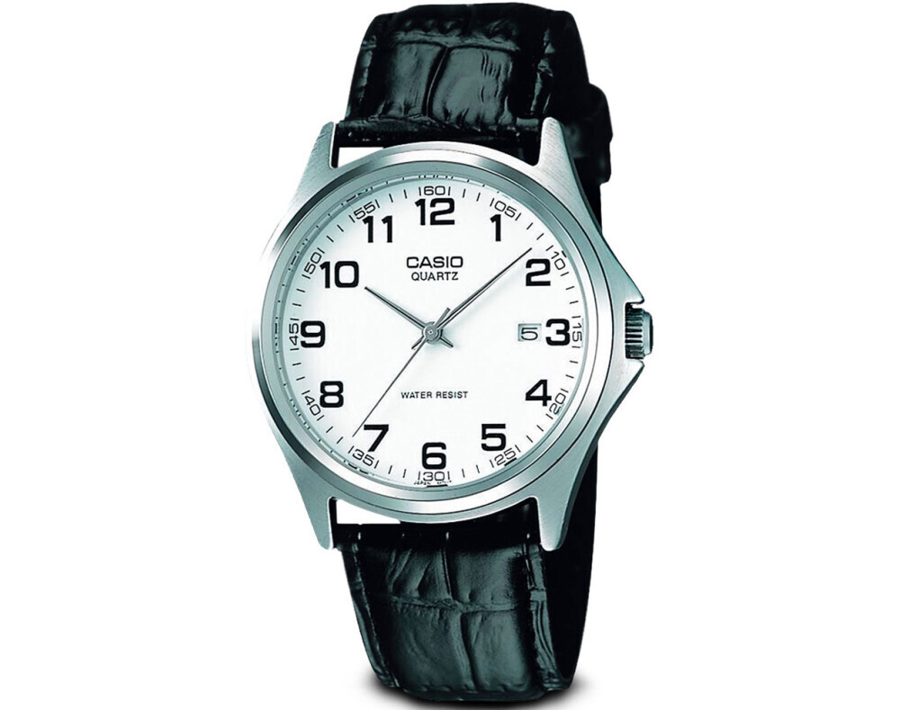 Casio Collection MTP-1183E-7B Quartz Watch with Black Leather Strap