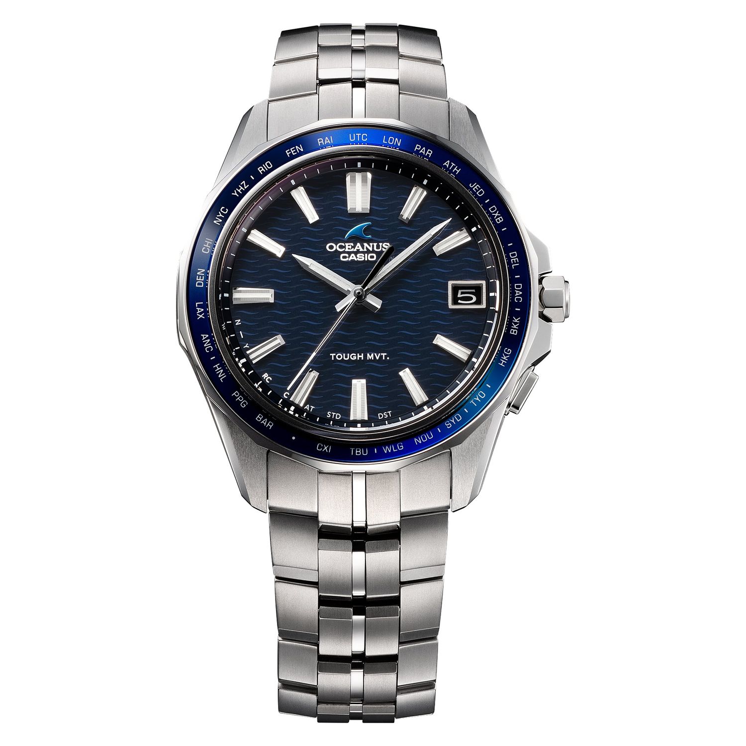 CASIO OCEANUS MANTA OCW-S400-2AJF JDM 41.3mm 100m WR titanium strap and case titanium anti-reflective sapphire crystal glass Japan Domestic Market