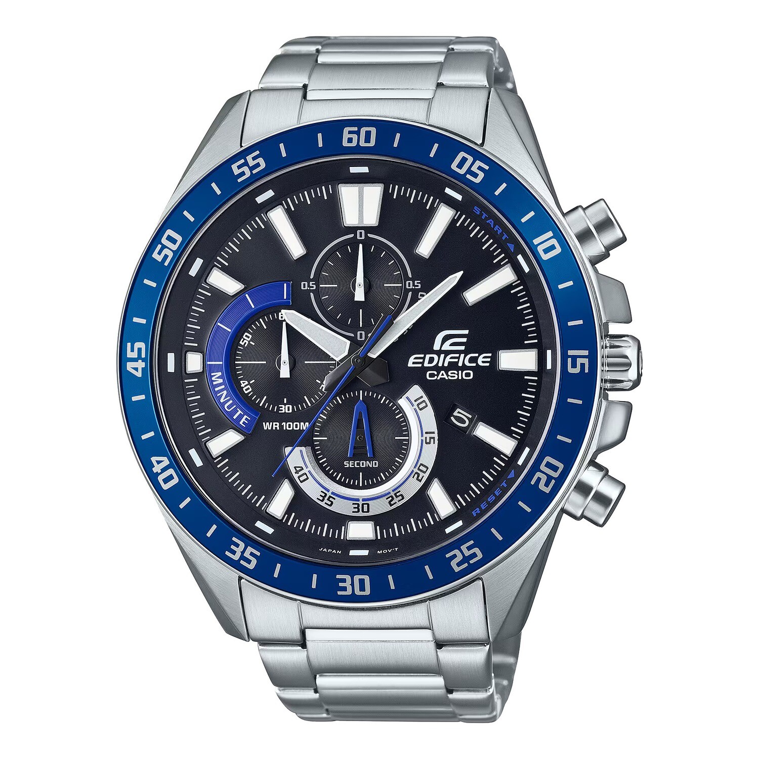 Casio Edifice EFV-620D-1A2 100m WR stainless steel bracelet sport men’s chronograph