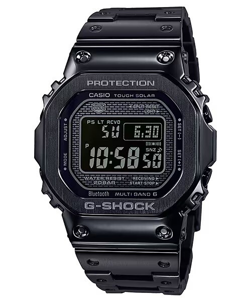 Casio G-Shock GMW-B5000GD-1JF JDM BLACK FULL METAL 200M WR Smartphone Link/App JDM (Japan Domestic Market) Made in Japan