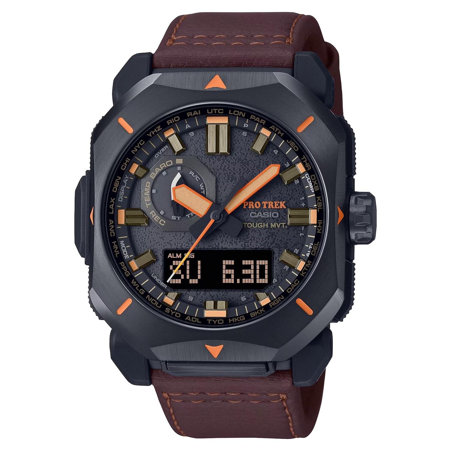 Casio Pro Trek PRW-6900YL-5JF JDM 100M WR Digital compass Magnetic Declination Correction Altimeter Barometer Thermometer JDM (Japanese domestic market)