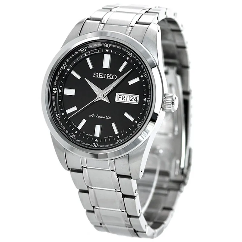 Seiko SARV003 JDM 42mm 100m WR steel strap automatic men's watch Made in Japan JDM (Japan domestic market) 4R36
