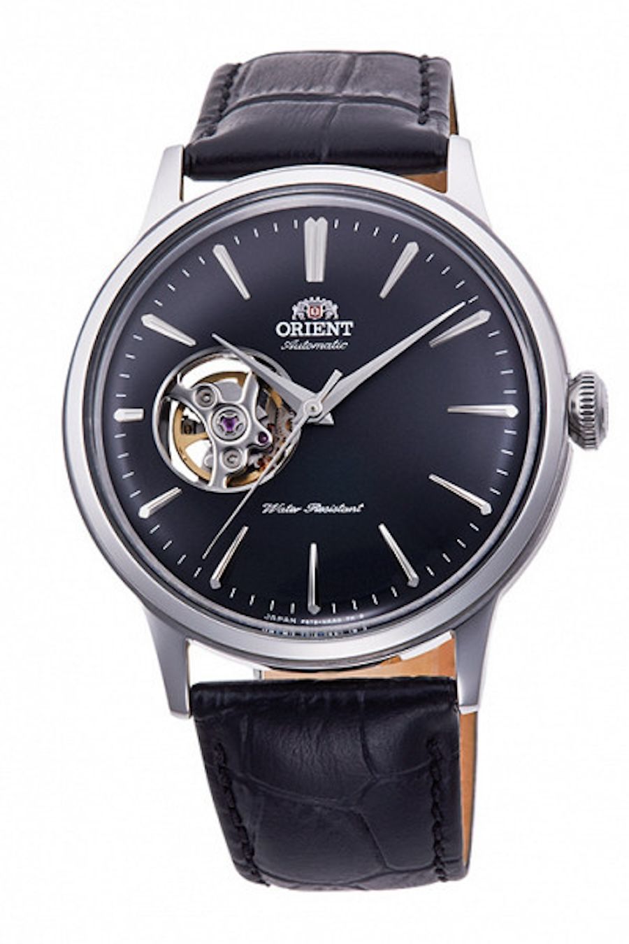 Orient Bambino Open Heart automatic men's watch RN-AG0007B JDM 40.5MM leather strap JDM (Japanese domestic market)