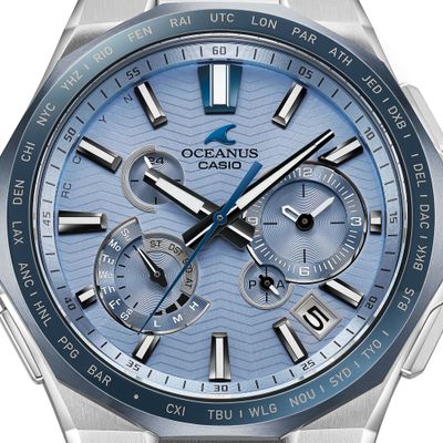 CASIO OCEANUS CLASSIC LINE OCEANUS 20TH ANNIVERSARY LIMITED EDITION OCW-T6000BV-2AJR JDM 42.6MM 100M WR sapphire crystal sapphire crystal strap titanium strap JDM (Japanese domestic market) CASIO OCEANUS CLASSIC LINE OCEANUS 20TH ANNIVERSARY LIMITED EDITION OCW-T6000BV-2AJR JDM 42.6MM 100M WR sapphire crystal sapphire crystal strap titanium strap JDM (Japanese domestic market)