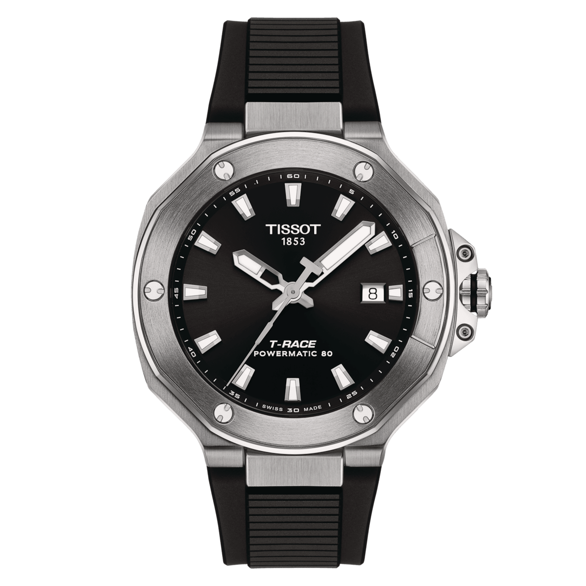 TISSOT T-RACE POWERMATIC 80 41MM T141.807.17.051.00 41mm 80h power reserve 100m WR Anti-glare sapphire crystal