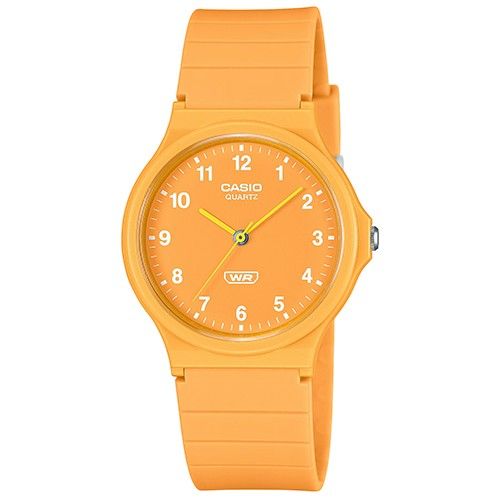 Casio unisex analog watch MQ-24B-9B 38.8 × 34.9 × 7.8 mm silicone strap