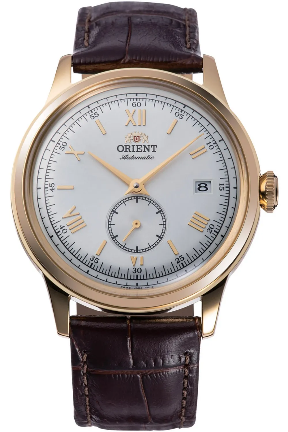 Orient Bambino Small Seconds men's automatic watch RA-AP0106S 38.4mm leather strap (accepts manual winding)