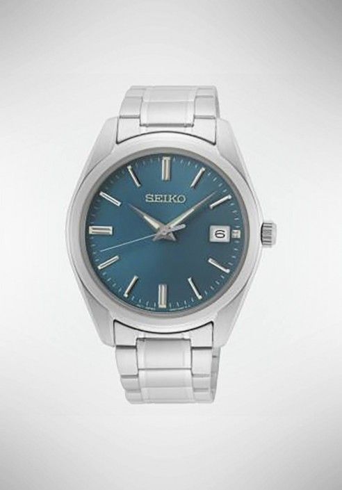 classic men's watch Seiko NeoClassic SUR525P1 40.2mm sapphire crystal steel strap quartz movement