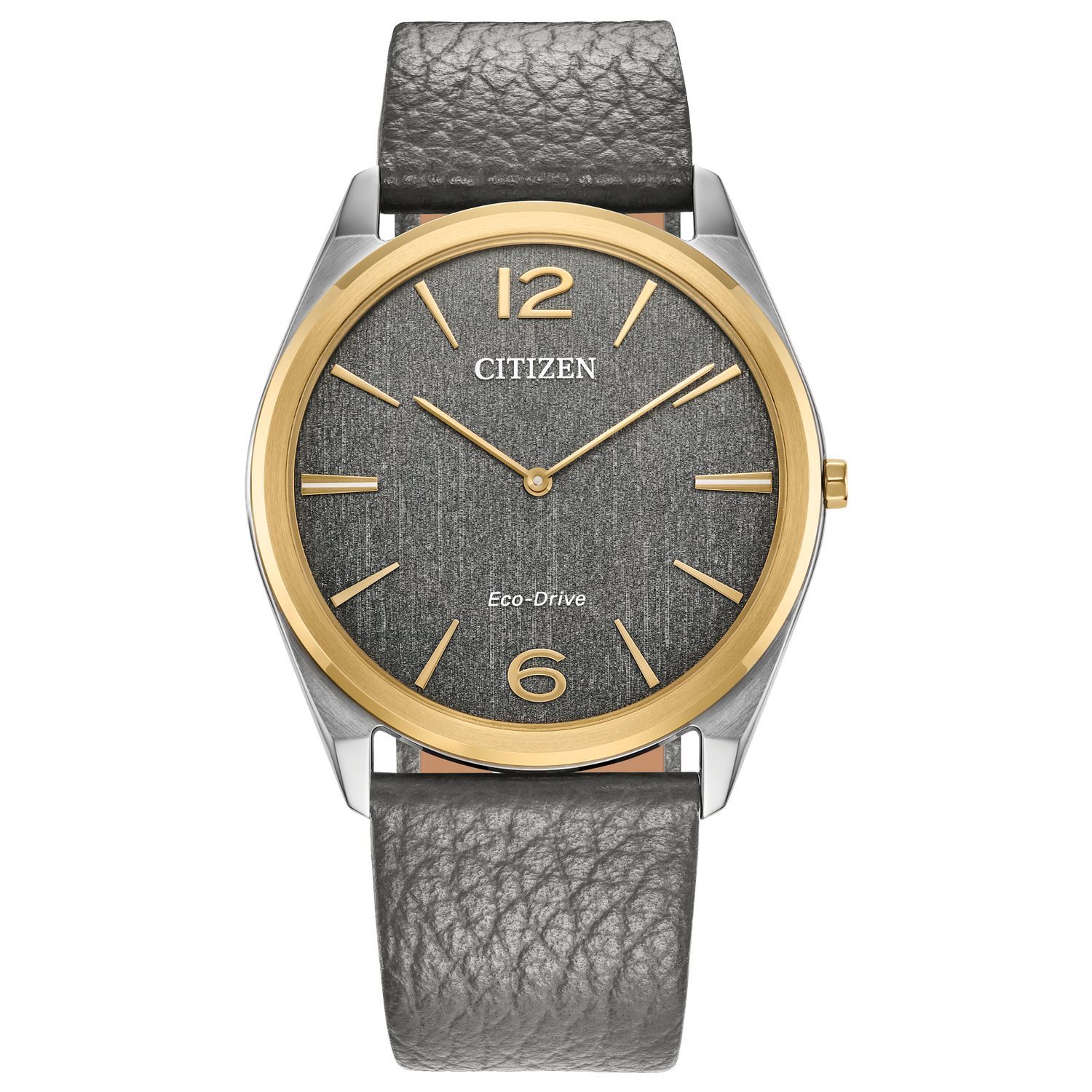 classic men's watch Citizen Eco-Drive Suratto AR3124-07H 38.4mm 50m WR sapphire crystal sapphire crystal leather strap Eco-Drive movement (solar or light powered)