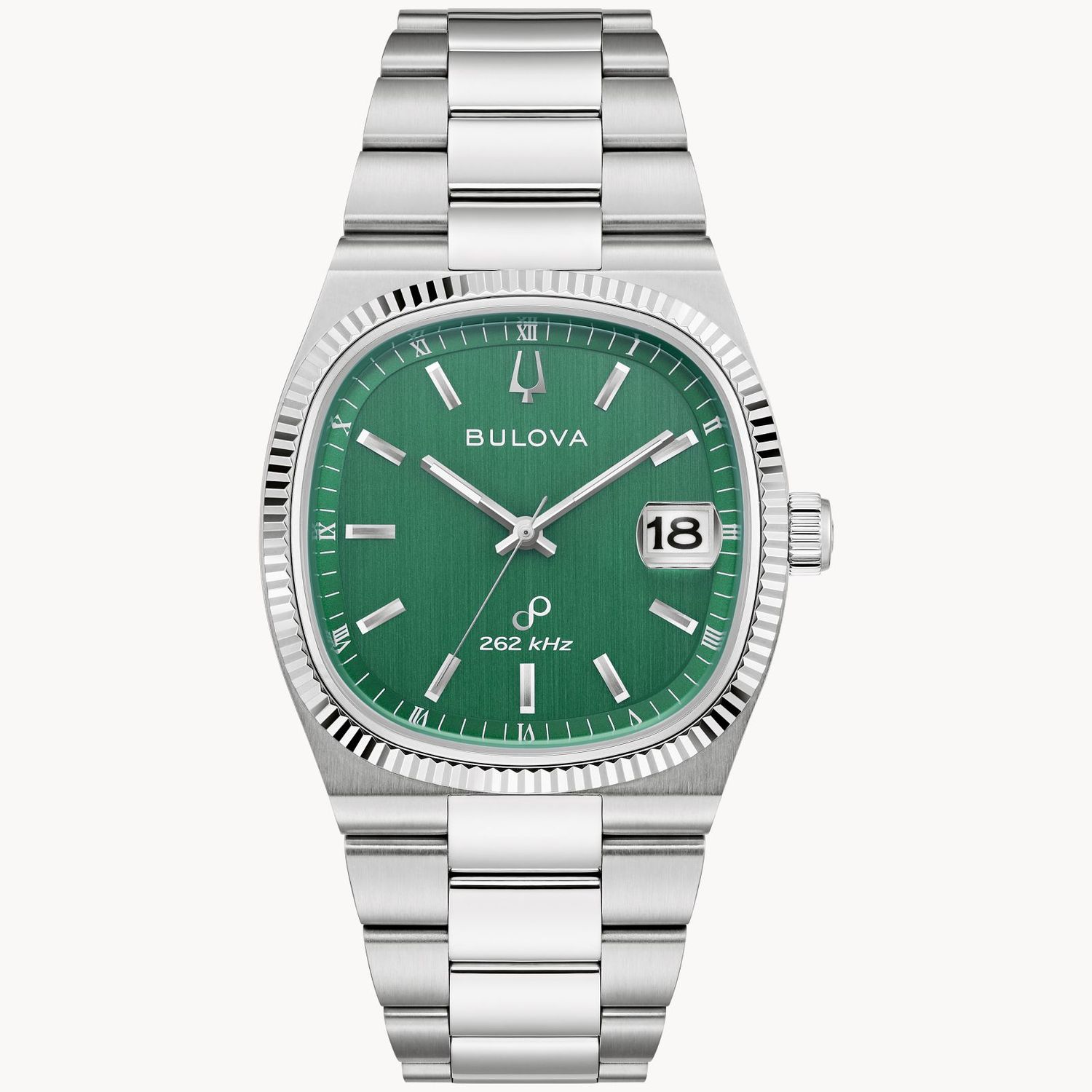 men's watch Bulova Precisionist Super Seville 96B439 262Hz 37,5mm Anti-reflective sapphire crystal stainless steel strap