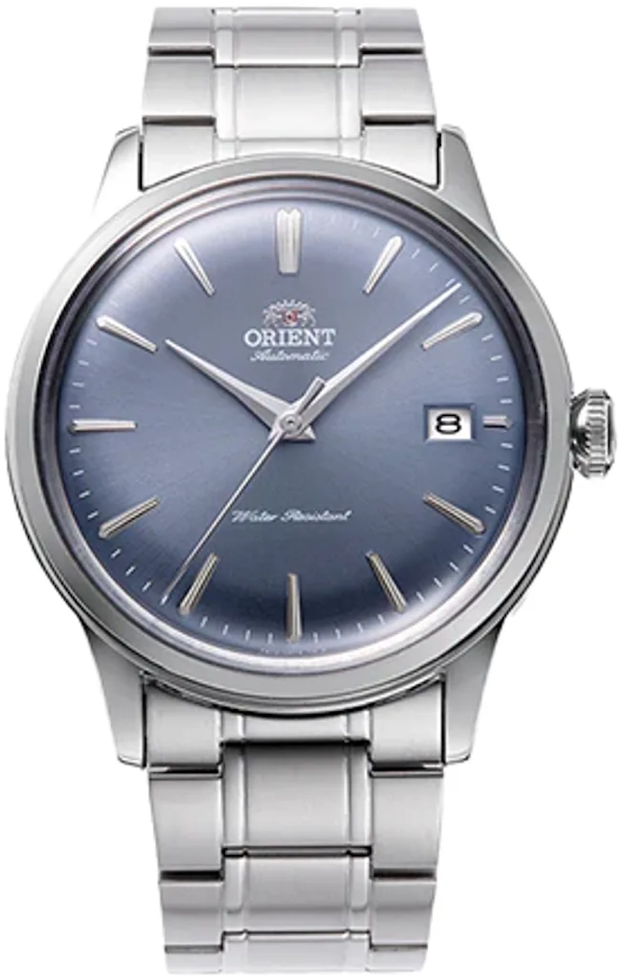 Orient Bambino Metal RA-AC0M10L 38.4mm 30m WR automatic men's watch with steel strap Hand-Hacking (supports manual winding)