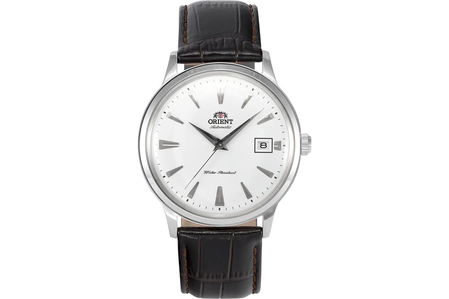 Orient Bambino TAC00005W 40.5mm 30m WR automatic men's watch with leather strap Hand-Hacking (supports manual winding)