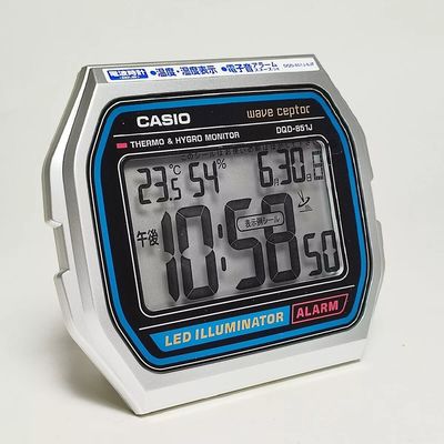 radio controlled desk clock Casio DQD-851J-8JF 10.2x11.7x4.8cm Electronic alarm thermometer Hygrometer (humidity)