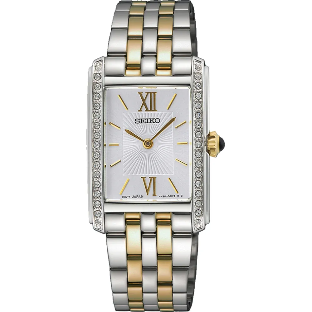 women's watch Seiko Classic Crystals SWR093P1 22.7mm 30m WR steel strap