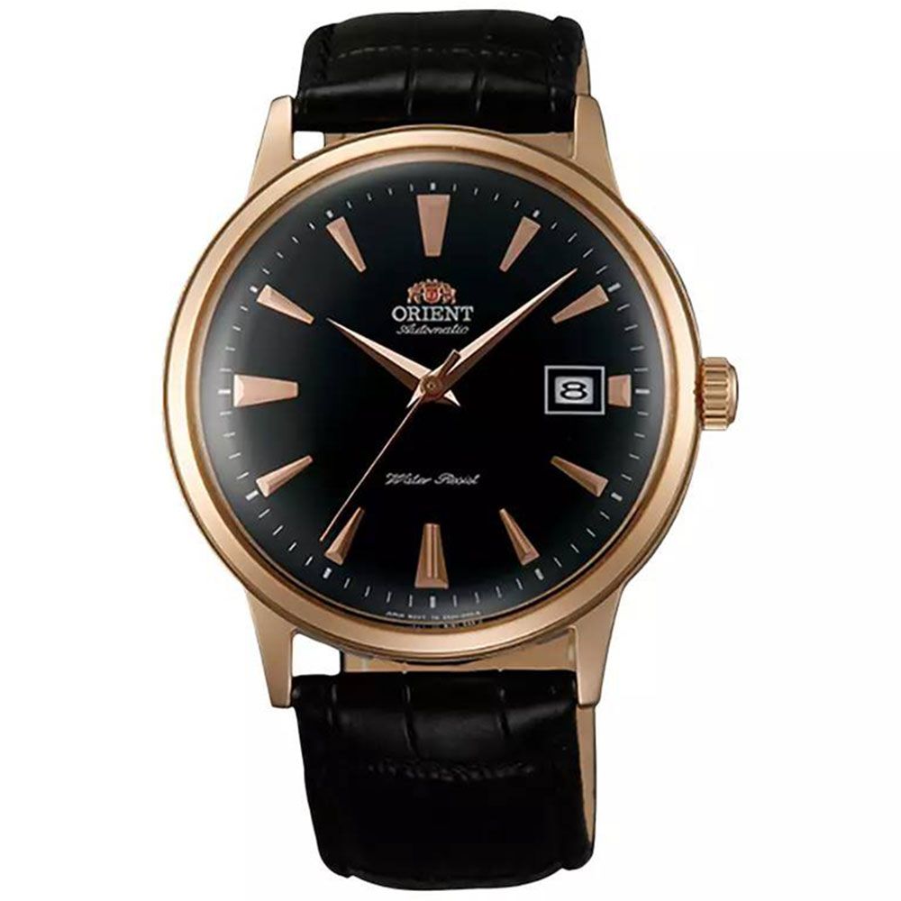 automatic watch men's Orient Bambino TAC00001B 40.5 mm F6724 30m WR leather strap (hand winding allowed)