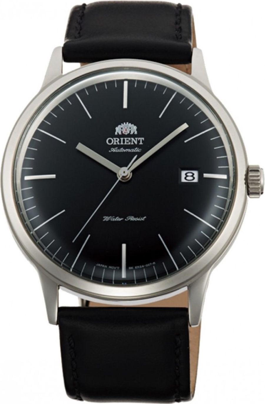 automatic watch men's Orient Bambino TAC0000DB 40.5 mm F6724 30m WR leather strap (hand winding allowed)