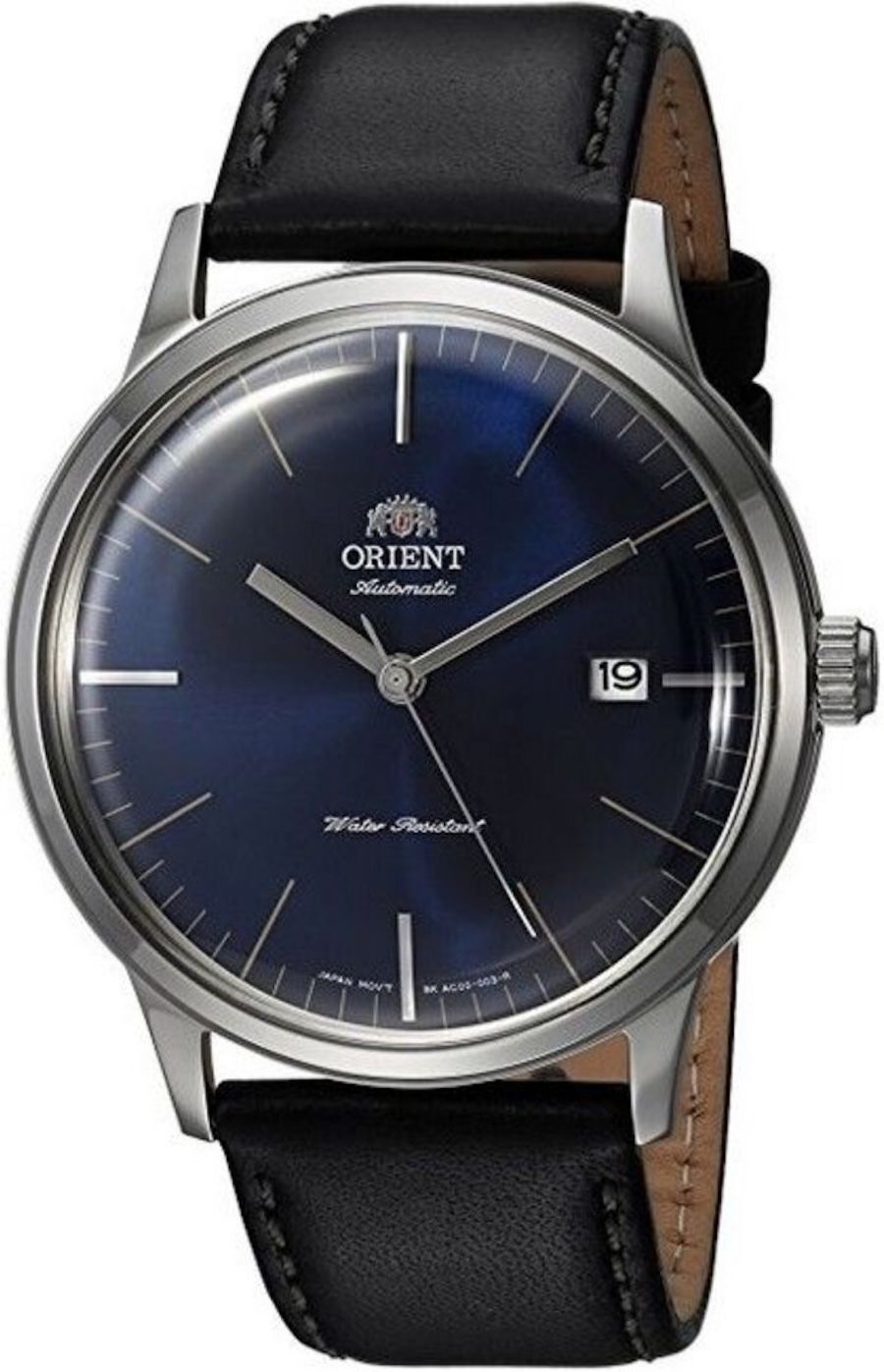 automatic watch men's Orient Bambino TAC0000DD 40.5 mm F6724 30m WR leather strap (hand winding allowed)