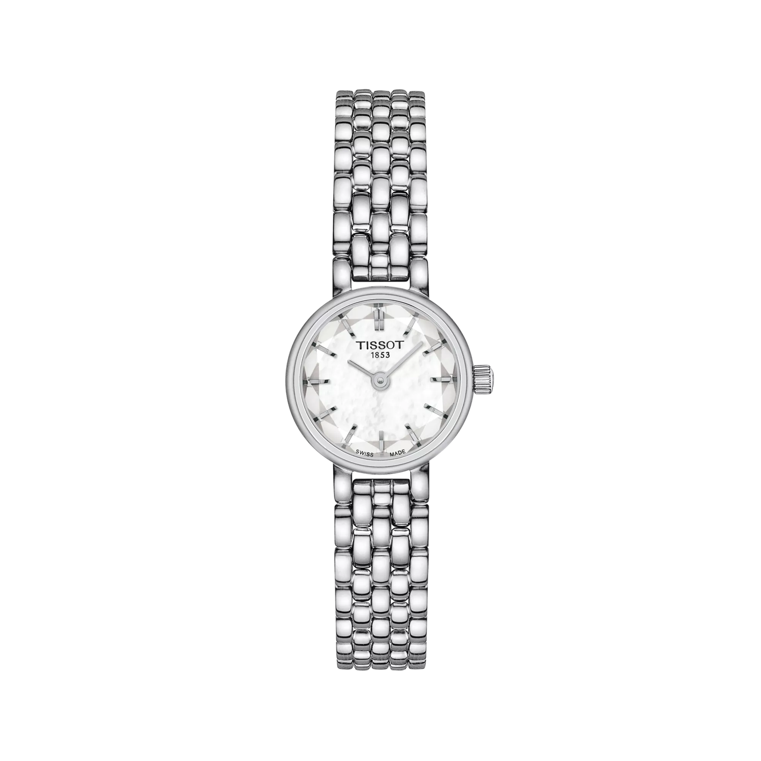 Tissot Lovely Round women's watch T140.009.11.111.00 19.5mm 30m WR sapphire crystal steel strap