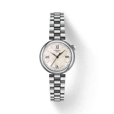 Tissot Desir T152.010.11.118.00 28mm sapphire crystal 50m WR steel strap quartz women's watch