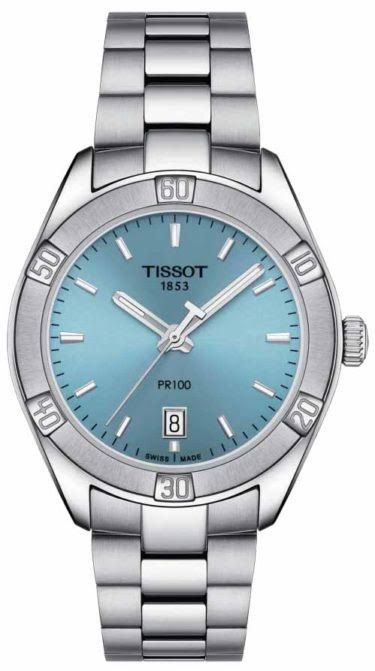 Tissot PR 100 Lady Sport Chic T101.910.11.351.00 36mm sapphire crystal steel strap 100m WR
