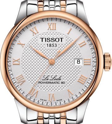 Tissot Le Locle Powermatic 80 automatic men's watch T006.407.22.033.00 39.3 mm sapphire crystal 80h power reserve steel strap
