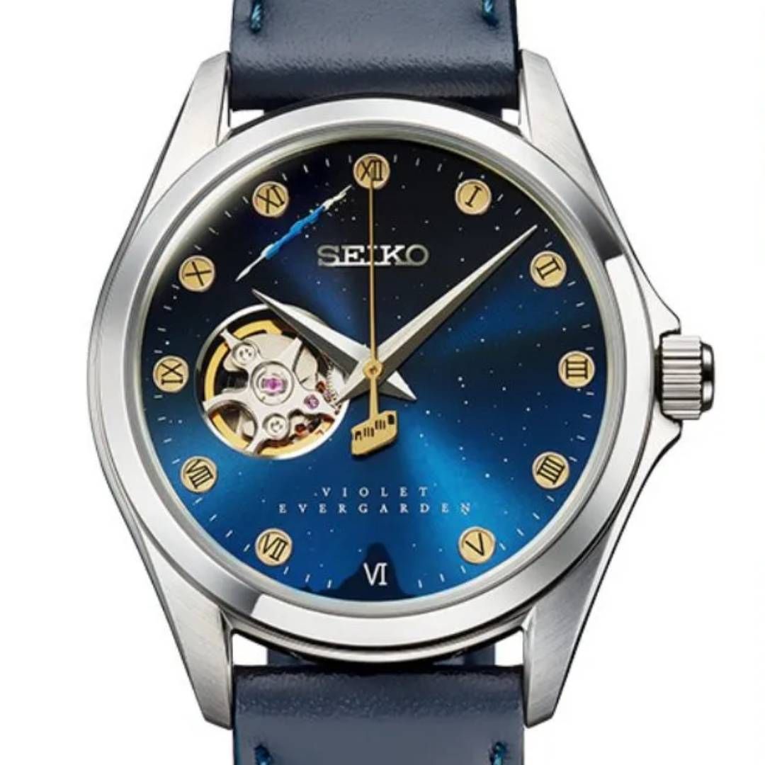 unisex automatic watch  Seiko VIOLET EVERGARDEN STORY 6  × SEIKO WATCH LIMITED EDITION MADE IN JAPAN 40MM 100M WR made in Japan jDM (Japanese domestic market)