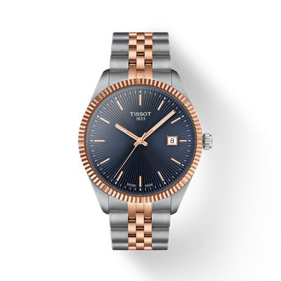 men's watch Tissot Ballade T156.410.22.041.00 40mm sapphire crystal Quartz 100m WR steel strap