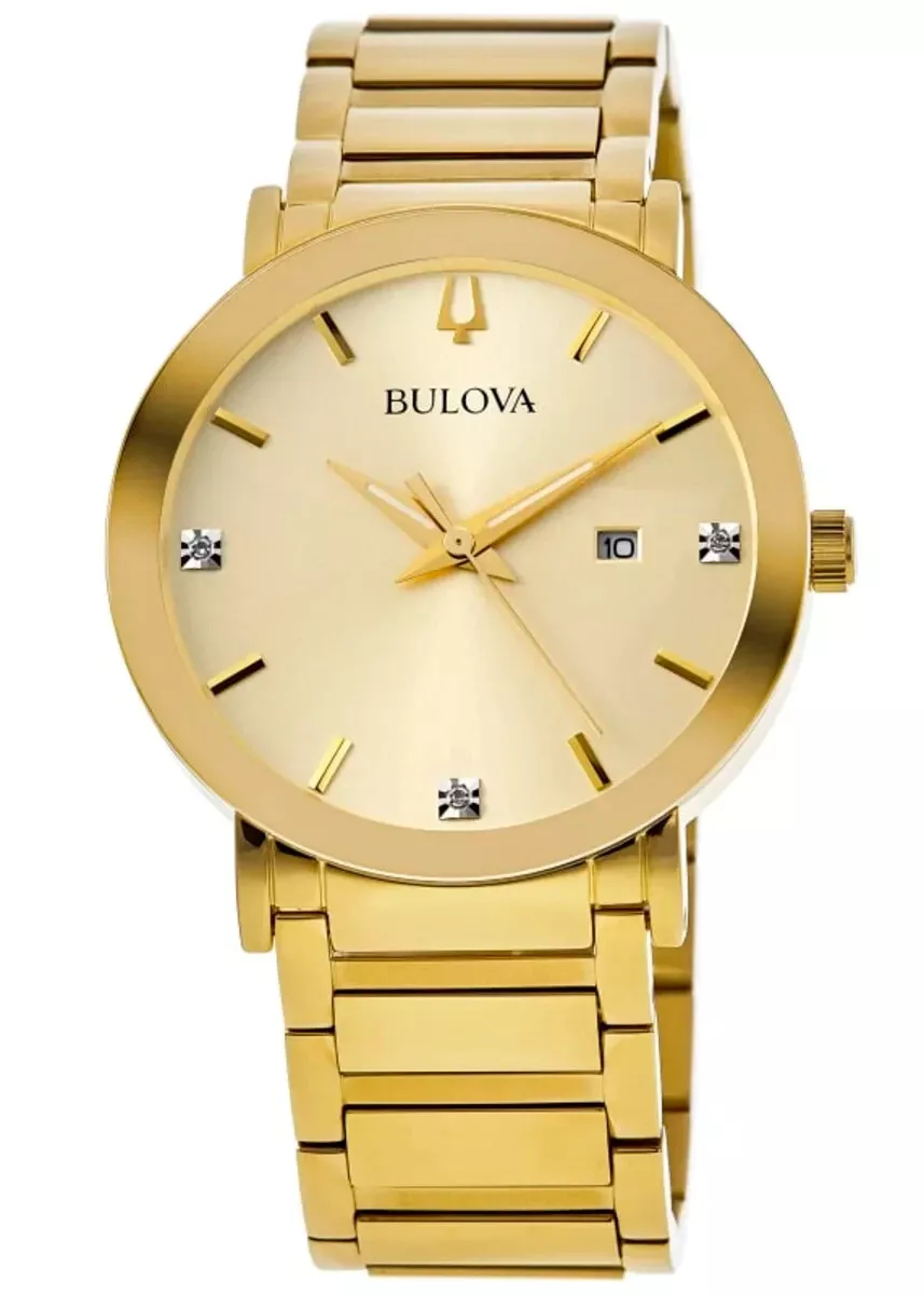 Bulova Futuro 97D115 42mm 30m WR quartz men's watch with steel strap