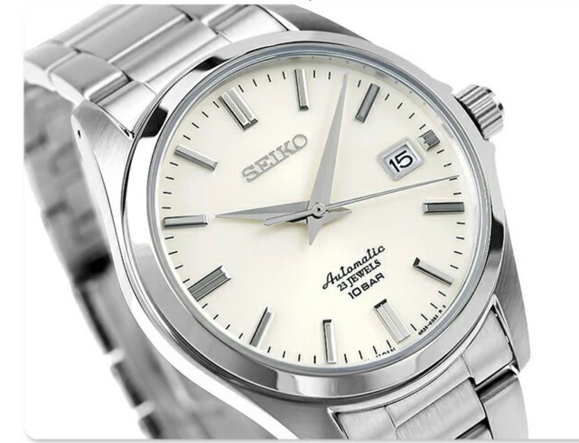 automatic watch men's Seiko Mechanical SZSB011 JDM 41mm 100m WR steel strap made in Japan JDM (Japanese domestic market)