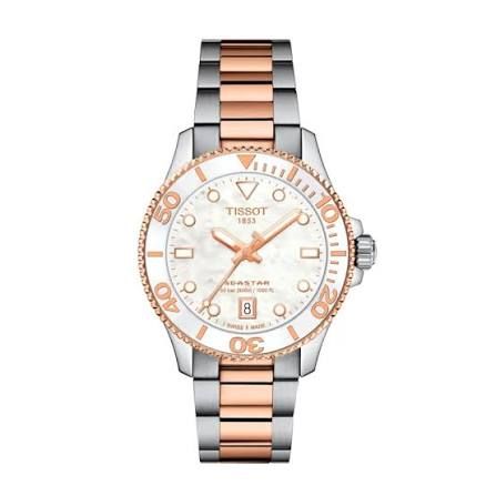 Tissot Seastar 1000 Quartz 36mm T120.210.22.111.00 unisex chronograph watch, sapphire crystal, 300m WR, steel strap