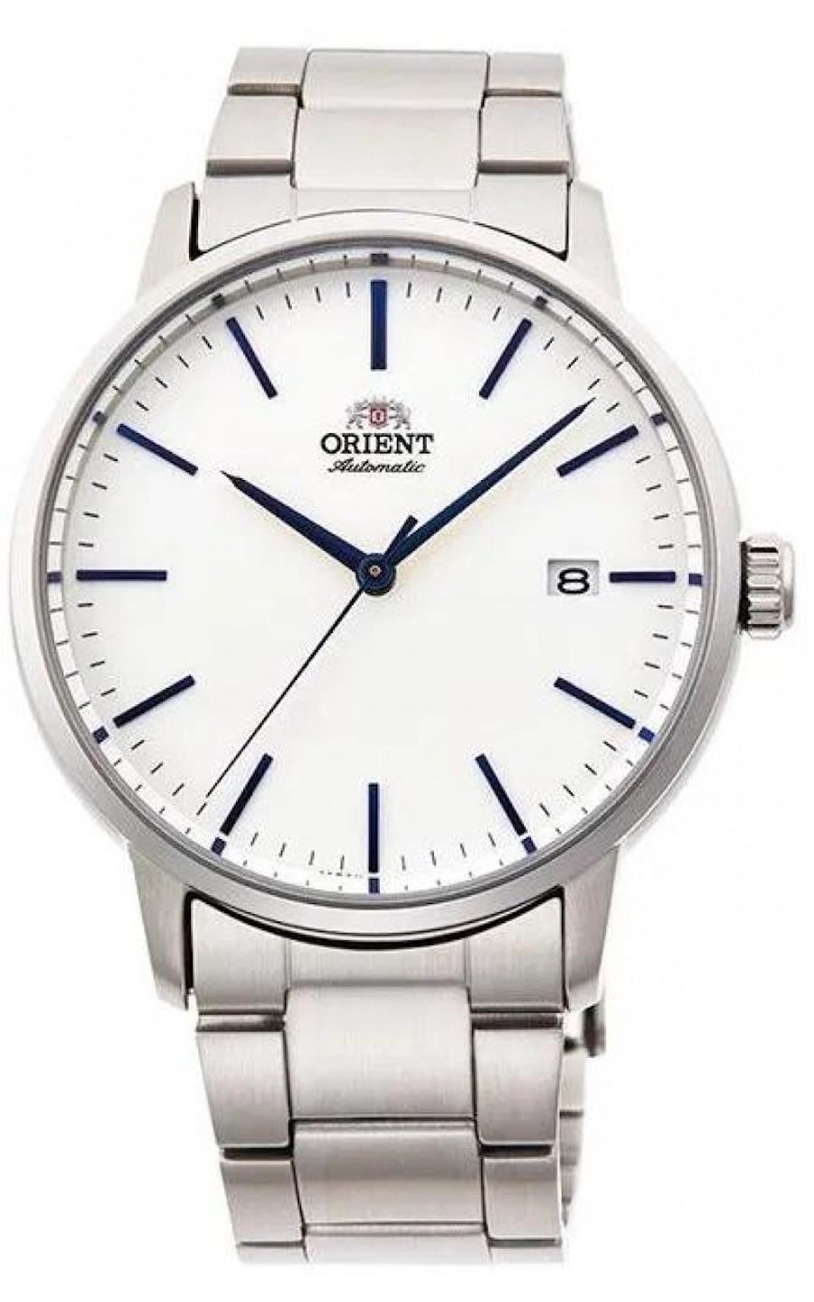 Orient Contemporary Maestro RA-AC0E02S 40mm 100m WR automatic watch for men with steel strap