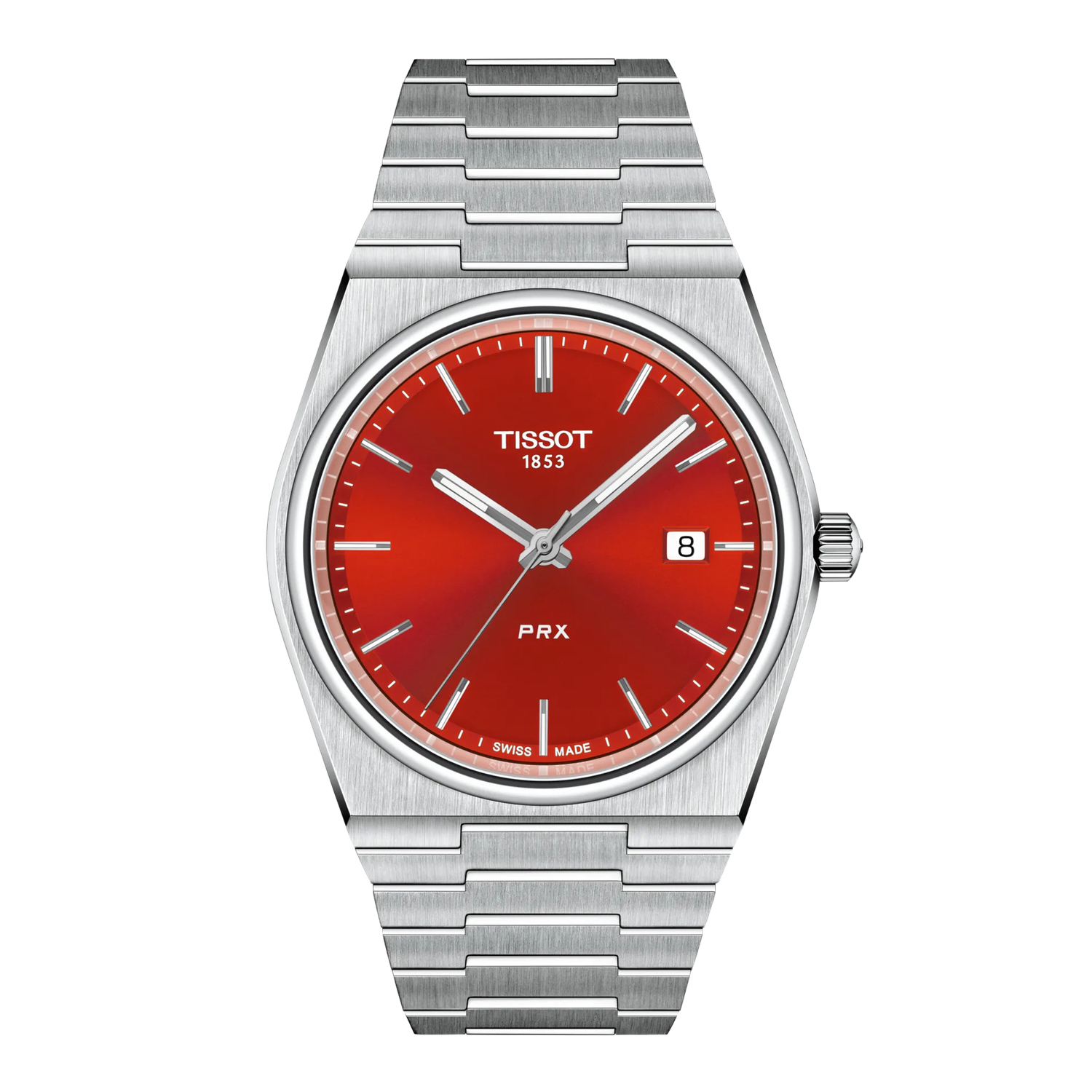 Tissot PRX Quartz Men's Watch 40mm T137.410.11.421.00 Sapphire Crystal Steel Strap 100m WR