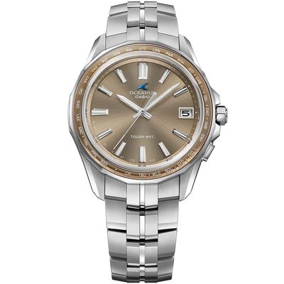 Men’s radio-control Solar Watch Casio Oceanus Manta OCW-S400A-5AJF 41.3mm – Sapphire, 100 m, Bluetooth, Multiband 6, titanium bracelet Japan Made Japan Domestic Market