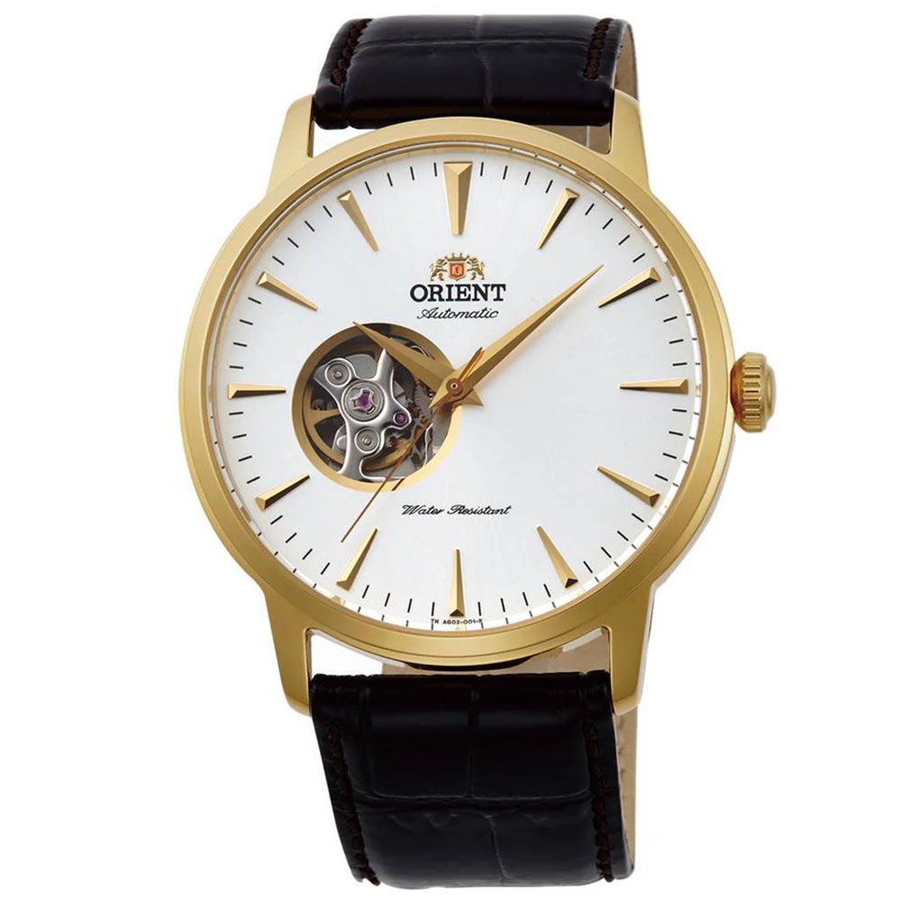 Orient Esteem TAG02003W men's automatic watch, 41 mm, 50 m WR, leather strap