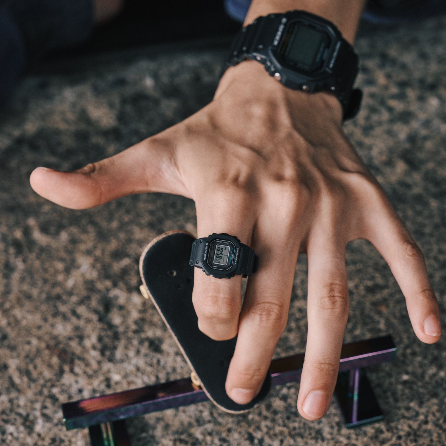 Casio G-shock DWN-5600-1JR nano digital watch ring 23.4 x 20 x 7.5 mm 200m wr