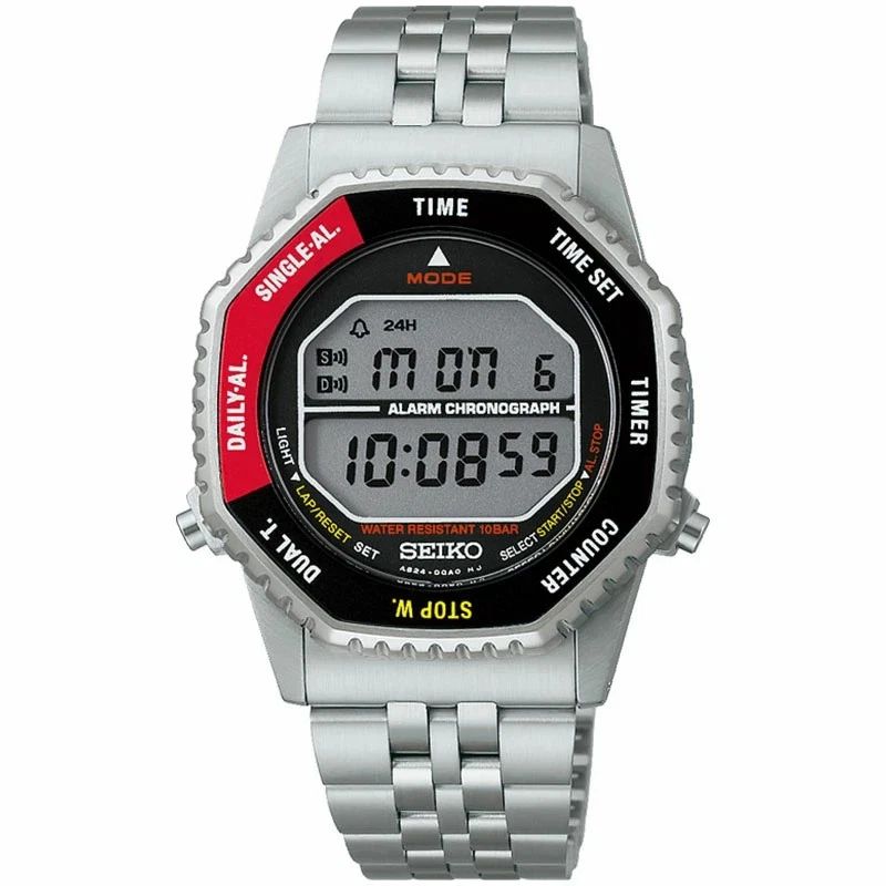 eiko Selection Rotary Switch SBJG019 digital quartz watch | The “Rotocall” Reissue | 100m WR 37x43.5mm