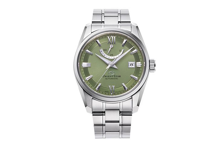 Orient Star Contemporary men's automatic watch RE-AU0107E 38.5mm 100m WR caliber F6N43 made in Japan 50h Power reserve steel strap