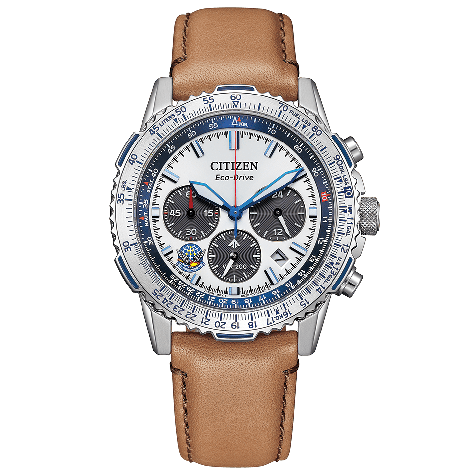 Citizen Promaster Sky Blue Impulse Limited Edition CA4661-09A JDM 40mm 200m WR sapphire crystal leather strap JDM (Japanese domestic market) Eco-Drive movement (runs on light)