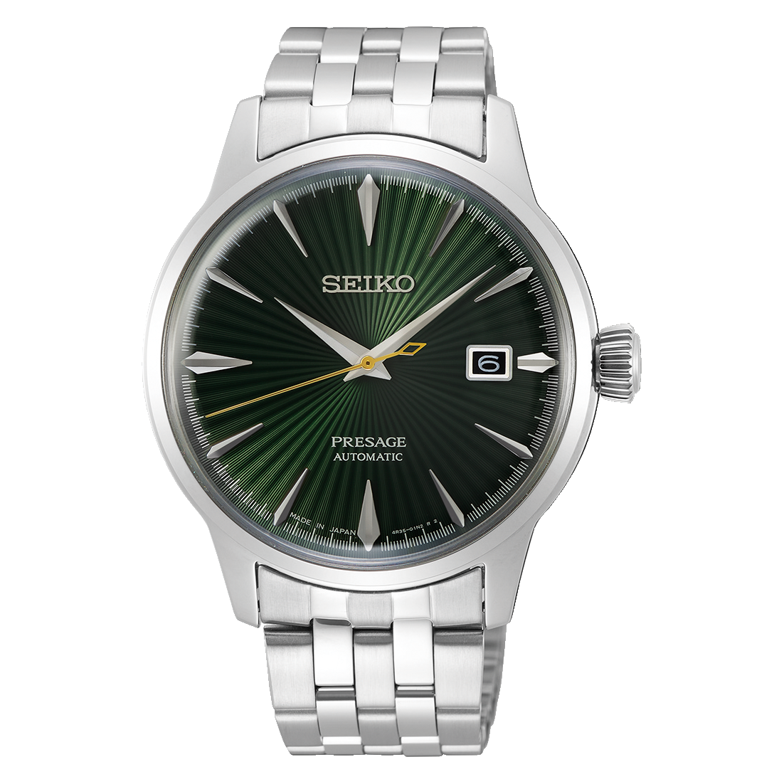Seiko Presage Cocktail Mockingbird SARY271 JDM 40.5mm 50m WR automatic men's watch Made in Japan JDM (Japanese domestic market) steel strap