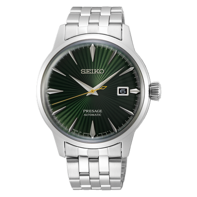 Seiko Presage Cocktail Mockingbird SARY271 JDM 40.5mm 50m WR automatic men's watch Made in Japan JDM (Japanese domestic market) steel strap