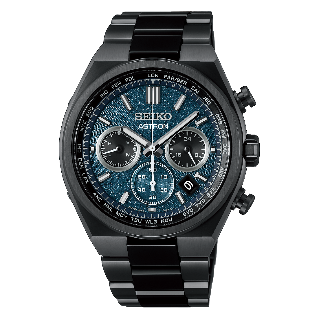 Seiko Astron “Nexter” Starry Sky SBXY105 Limited Edition JDM men's solar radio-controlled titanium watch 39.6MM| Solar Radio &amp; Titanium Made in Japan JDM (Japanese domestic market) titanium strap and case Anti-reflective sapphire crystal 100m WR