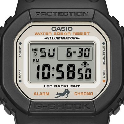 Casio G-Shock Shiba Inu DW-5600SHB-1JR JDM Limited Edition Men's Watch Made in Japan 48.9 x 42.8 mm 200m WR JDM (exclusive Japanese market version)