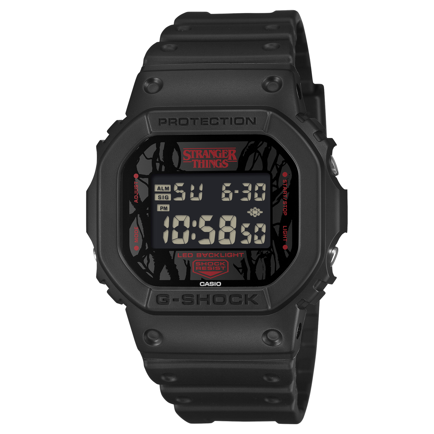 Casio G-Shock Stranger Things DW-5600STT-1JR JDM Limited Edition Men's Watch The Upside Down Collab 200m WR JDM (Japanese Domestic Market)
