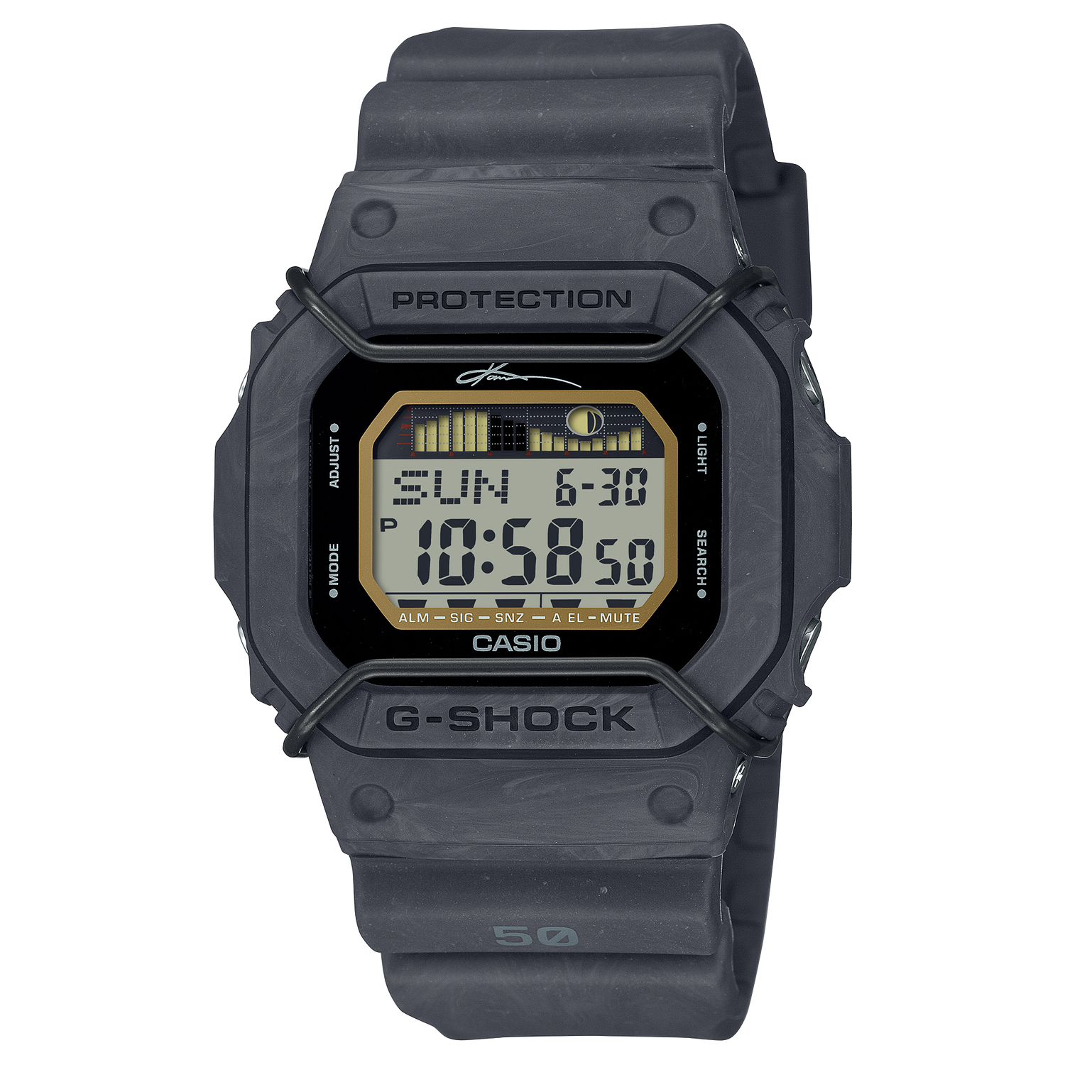Casio G-Shock Digital KANOA IGARASHI SIGNATURE MODEL GLX-5600KB-1JR JDM 200M WR Men's Watch Tide Chart - Moon Phase JDM (Japanese Domestic Market)