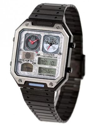 Citizen Star Wars Millennium Falcon JG2146-53H unisex watch, analog-digital, 33.5 mm, 50 m WR, steel strap