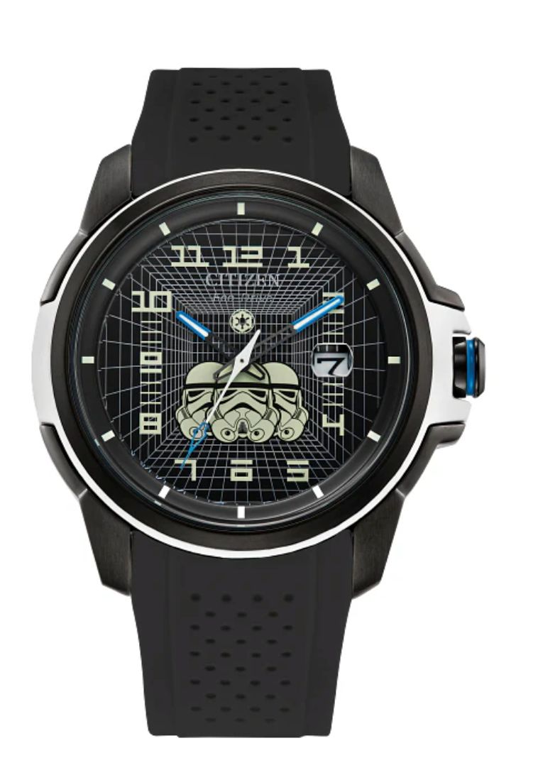 Citizen Star Wars Imperial Stormtrooper AW1659-00W Men's Watch 44mm 100m WR Polyurethane Strap Eco-Drive Movement (powered by solar energy or light)